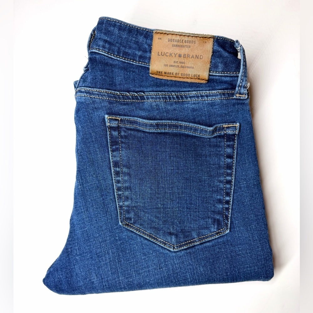 Lucky Brand Women's Lolita Boot Blue Jeans Size- 2 / 26 - Picture 8 of 9